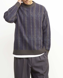 【MASTER FRAME/マスターフレーム】レトロJQD クルーネックセーター