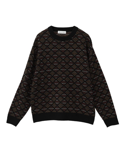 【MASTER FRAME/マスターフレーム】レトロJQD クルーネックセーター 詳細画像 ネイビー 12