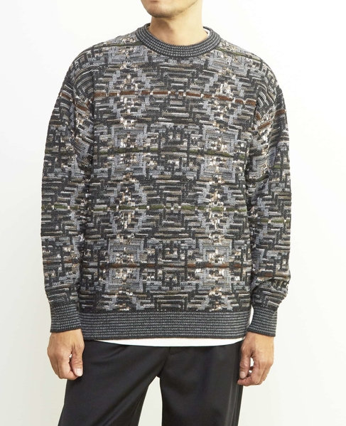 【MASTER FRAME/マスターフレーム】レトロJQD クルーネックセーター 詳細画像 ネイビー 18