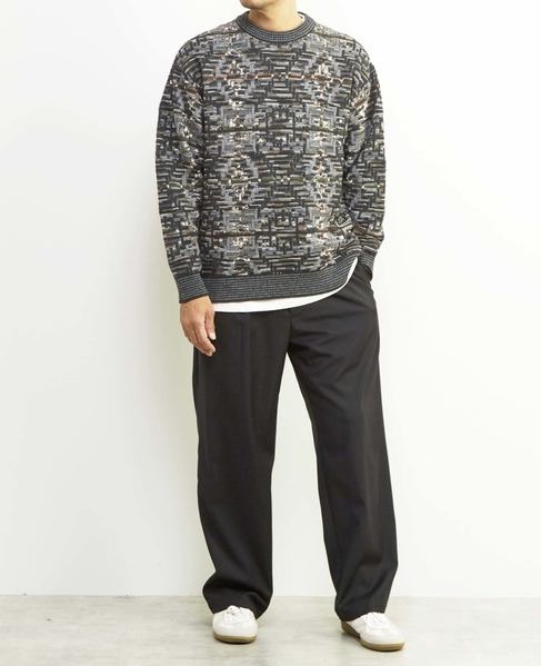 【MASTER FRAME/マスターフレーム】レトロJQD クルーネックセーター 詳細画像 ネイビー 20