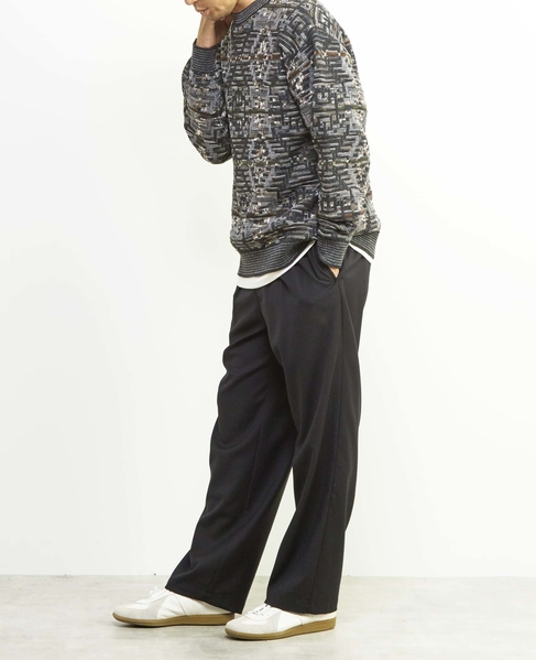 【MASTER FRAME/マスターフレーム】レトロJQD クルーネックセーター 詳細画像 ネイビー 21