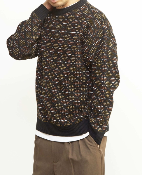 【MASTER FRAME/マスターフレーム】レトロJQD クルーネックセーター 詳細画像 ネイビー 23