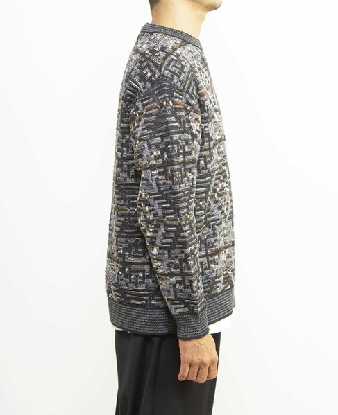 【MASTER FRAME/マスターフレーム】レトロJQD クルーネックセーター 詳細画像 ネイビー 5