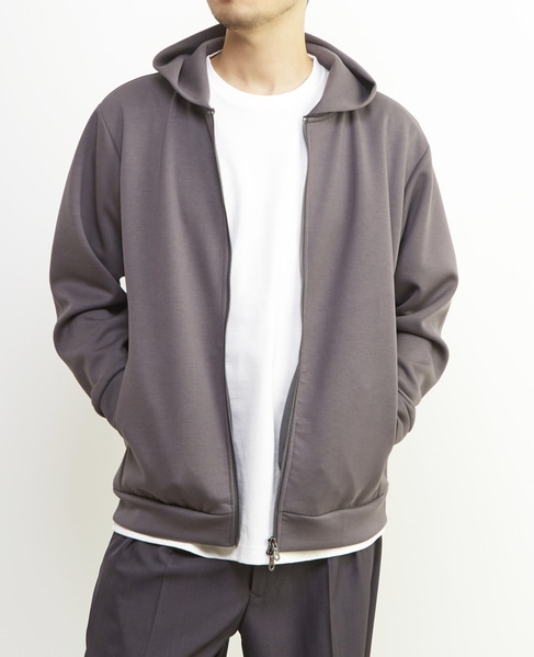 【MASTER FRAME/マスターフレーム】ダンボールジップパーカー 詳細画像 チャコールグレー 14