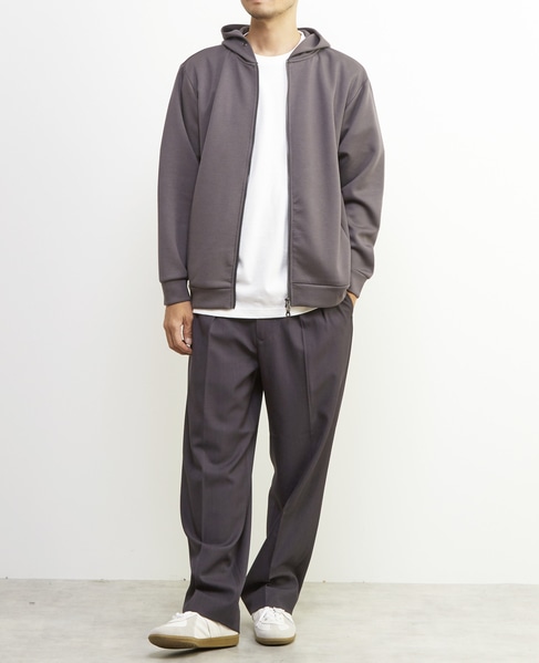 【MASTER FRAME/マスターフレーム】ダンボールジップパーカー 詳細画像 チャコールグレー 15