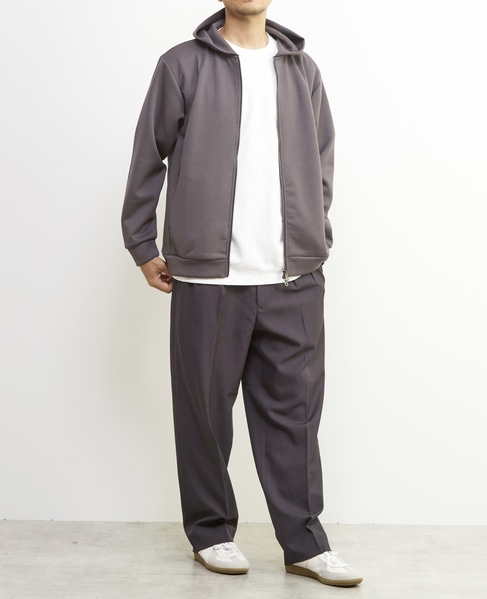 【MASTER FRAME/マスターフレーム】ダンボールジップパーカー 詳細画像 チャコールグレー 16