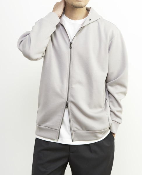 【MASTER FRAME/マスターフレーム】ダンボールジップパーカー 詳細画像 チャコールグレー 17