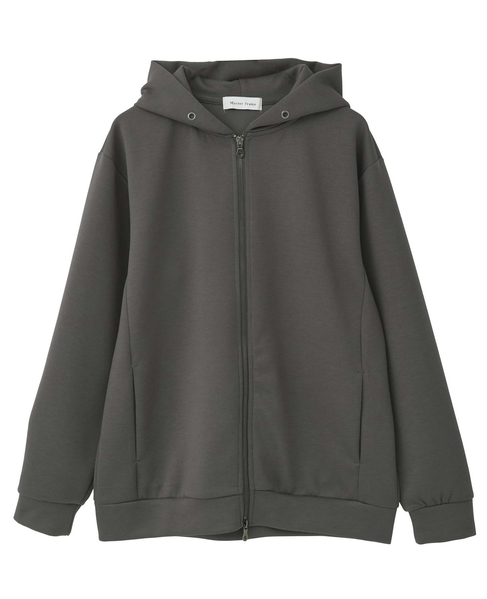 【MASTER FRAME/マスターフレーム】ダンボールジップパーカー 詳細画像 チャコールグレー 9
