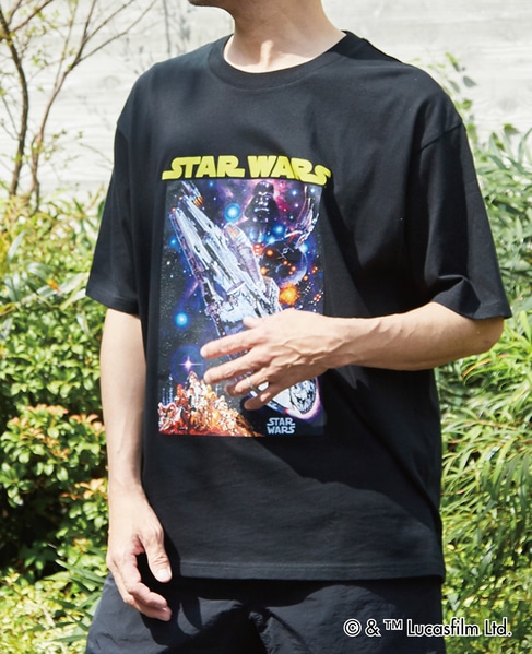 MASTER FRAME / STARWARS / ビンテージ風Tシャツ 詳細画像 ブラック 3
