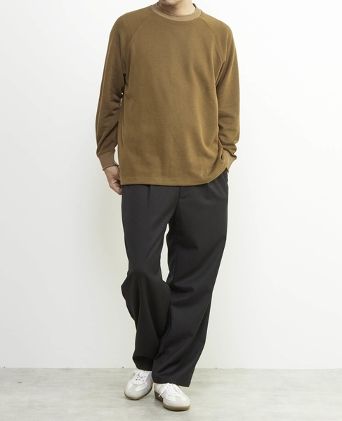 【MASTER FRAME/マスターフレーム】編立て襟ニットソー 詳細画像 キャメル 16
