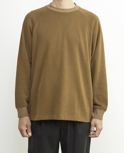 【MASTER FRAME/マスターフレーム】編立て襟ニットソー 詳細画像 キャメル 2