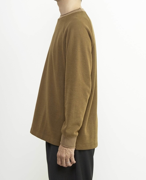 【MASTER FRAME/マスターフレーム】編立て襟ニットソー 詳細画像 キャメル 3