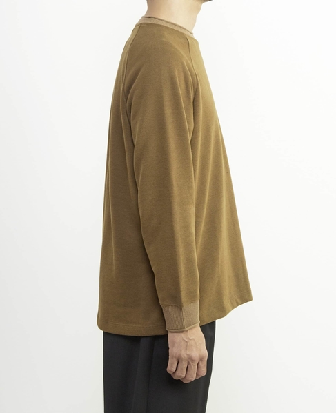 【MASTER FRAME/マスターフレーム】編立て襟ニットソー 詳細画像 キャメル 5