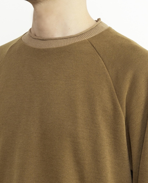 【MASTER FRAME/マスターフレーム】編立て襟ニットソー 詳細画像 キャメル 6