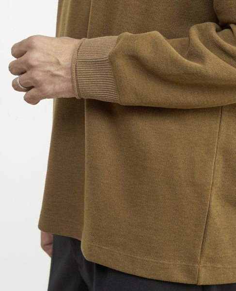 【MASTER FRAME/マスターフレーム】編立て襟ニットソー 詳細画像 キャメル 7