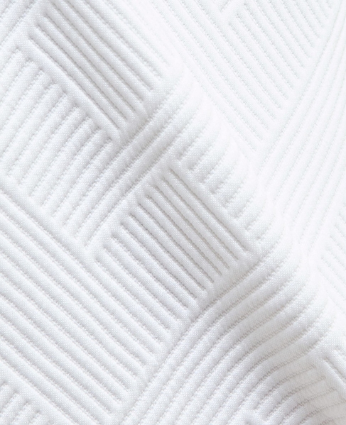 【MASTER FRAME/マスターフレーム】ブリスタージャガード長袖クルーネックTシャツ 詳細画像 ホワイト 9