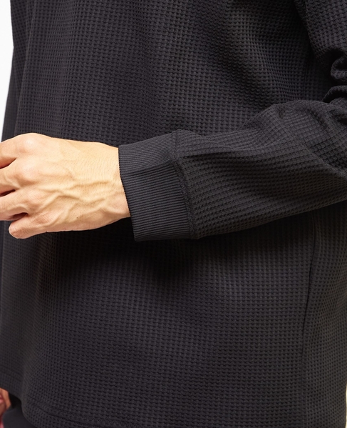 【MASTER FRAME/マスターフレーム】エステルワッフル長袖クルーネックTシャツ 詳細画像 ベージュ 7