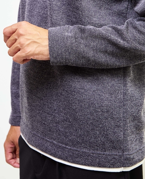 【MASTER FRAME/マスターフレーム】サカリバフェイクレイヤードキーネックTシャツ 詳細画像 ブルー 7