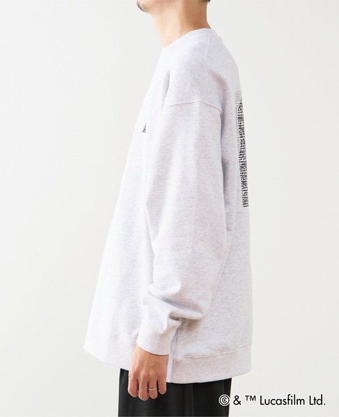 MASTER FRAME / STARWARS / レタリング ベイダースウェット 詳細画像 ライトグレー 3