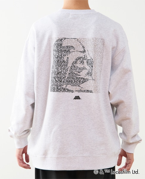 MASTER FRAME / STARWARS / レタリング ベイダースウェット 詳細画像 ライトグレー 4
