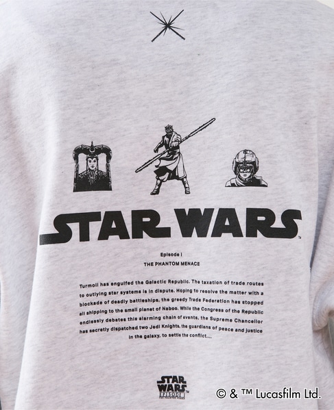 MASTER FRAME / STARWARS / ep1 スウェット 詳細画像 ライトグレー 11