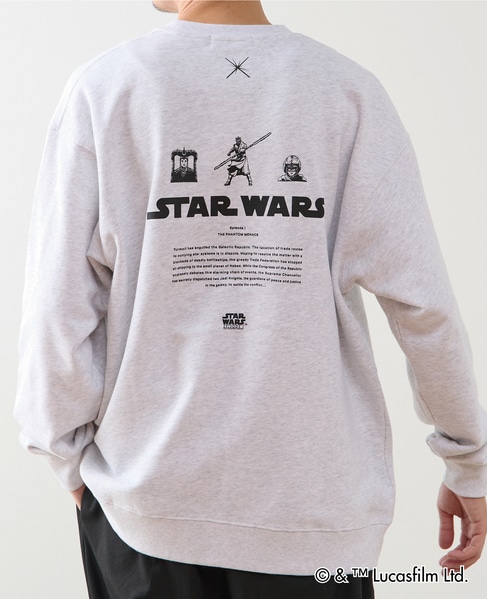 MASTER FRAME / STARWARS / ep1 スウェット 詳細画像 ライトグレー 26
