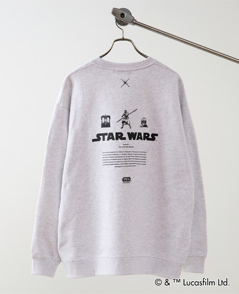 MASTER FRAME / STARWARS / ep1 スウェット 詳細画像 ライトグレー 9