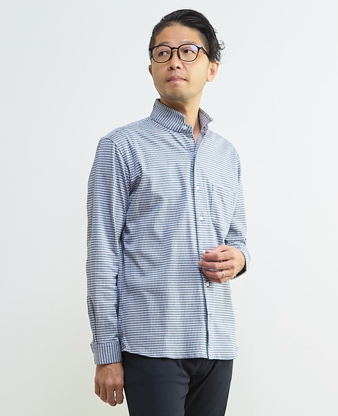 マルチファブリックワンピースシャツ 詳細画像 ホワイト 15