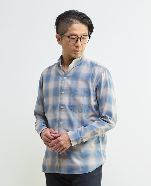 マルチファブリックワンピースシャツ 詳細画像 ホワイト 20