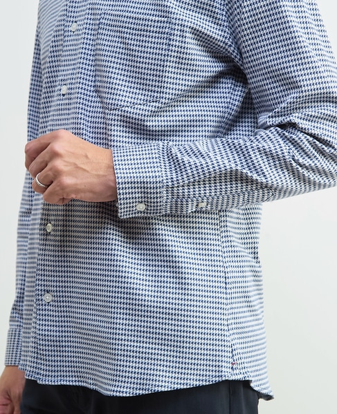 マルチファブリックワンピースシャツ 詳細画像 ホワイト 7