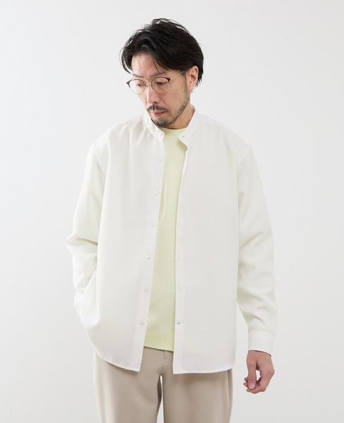 スタンダードバンドカラーシャツ 詳細画像 ホワイト 18