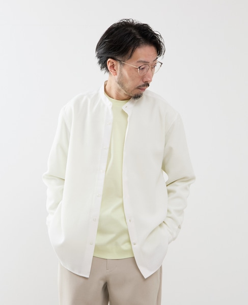 スタンダードバンドカラーシャツ 詳細画像 ホワイト 19