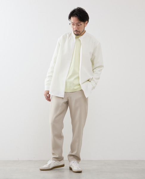 スタンダードバンドカラーシャツ 詳細画像 ホワイト 21