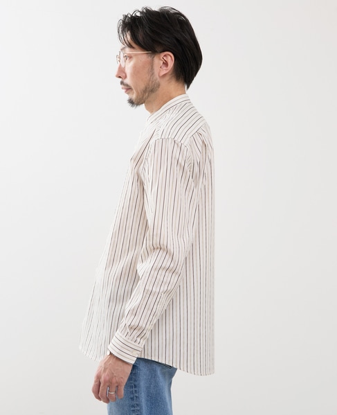 スタンダードバンドカラーシャツ 詳細画像 ホワイト 3