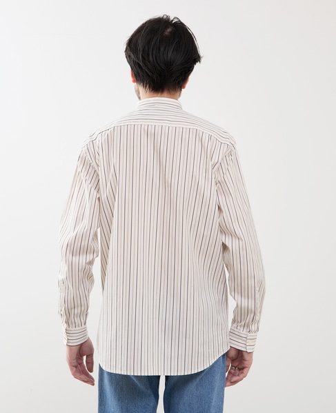 スタンダードバンドカラーシャツ 詳細画像 ホワイト 4