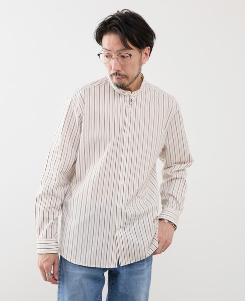 スタンダードバンドカラーシャツ 詳細画像 グリーン 11