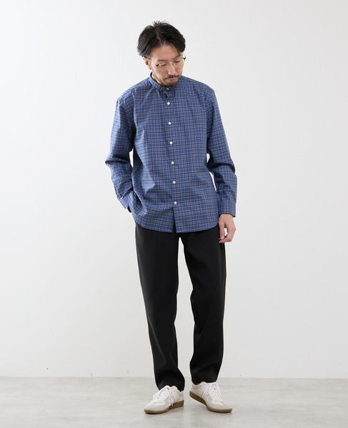 スタンダードバンドカラーシャツ 詳細画像 グリーン 18