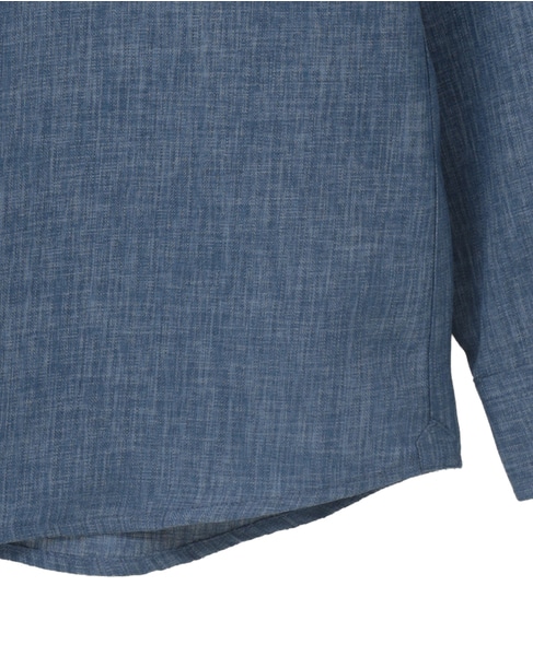 スタンダードバンドカラーシャツ 詳細画像 ブルー 5