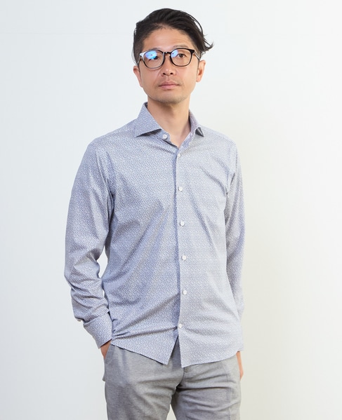 HITOYOSHIダブルネーム ｜ プレミアムジャージシャツ 詳細画像 ブルー 17