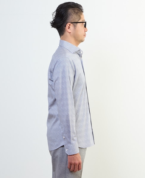 HITOYOSHIダブルネーム ｜ プレミアムジャージシャツ 詳細画像 ブルー 5