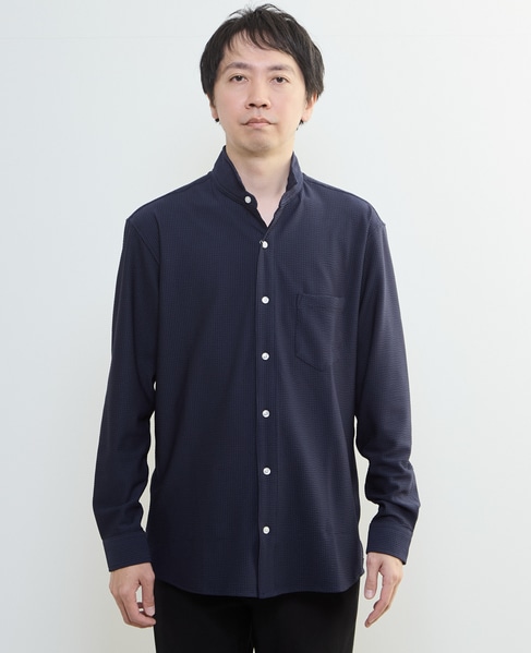 トリコットサッカーワンピースカラーシャツ 詳細画像 ホワイト 2