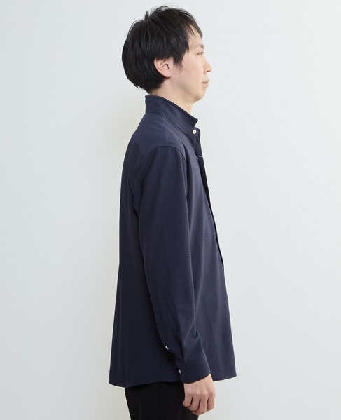 トリコットサッカーワンピースカラーシャツ 詳細画像 ホワイト 5