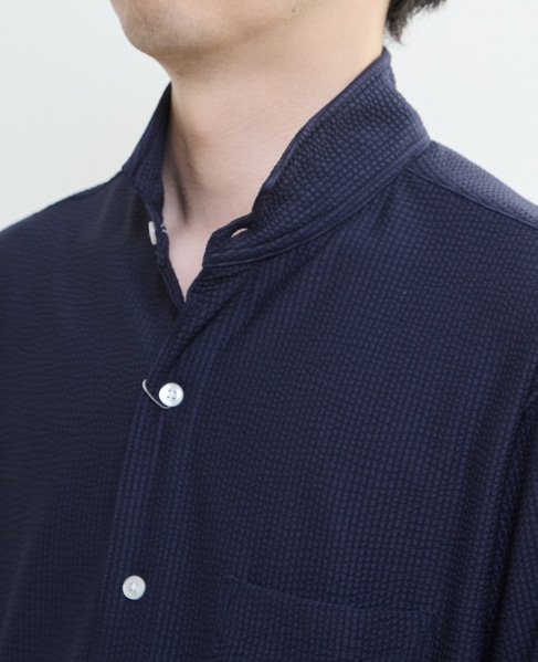 トリコットサッカーワンピースカラーシャツ 詳細画像 ホワイト 6