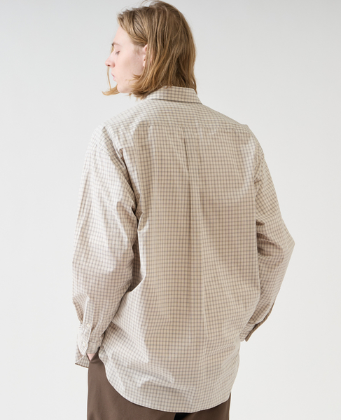 【1978 MEN'S MELROSE】トラッドレギュラーカラーシャツ 詳細画像 ベージュ 12