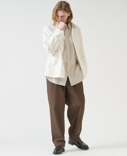 【1978 MEN'S MELROSE】トラッドレギュラーカラーシャツ 詳細画像 ベージュ 22