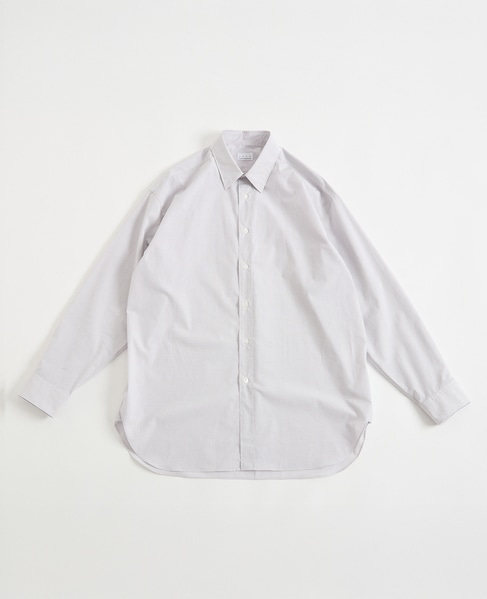 【1978 MEN'S MELROSE】トラッドレギュラーカラーシャツ 詳細画像 グレー 1