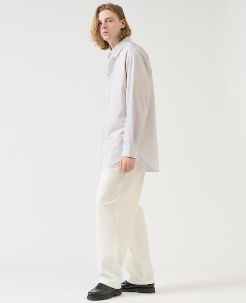 【1978 MEN'S MELROSE】トラッドレギュラーカラーシャツ 詳細画像 グレー 10