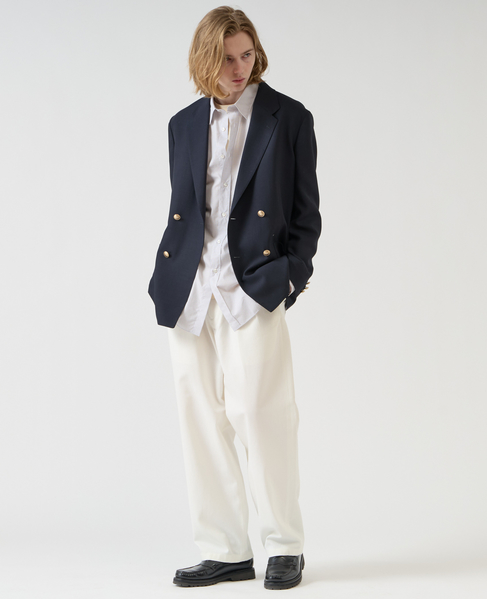 【1978 MEN'S MELROSE】トラッドレギュラーカラーシャツ 詳細画像 グレー 14