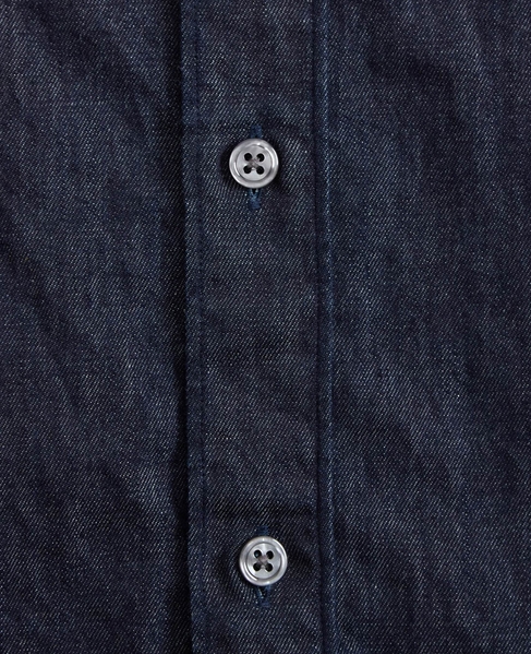 【1978 MEN'S MELROSE】デニムレギュラーカラーシャツ 詳細画像 インディゴ 3