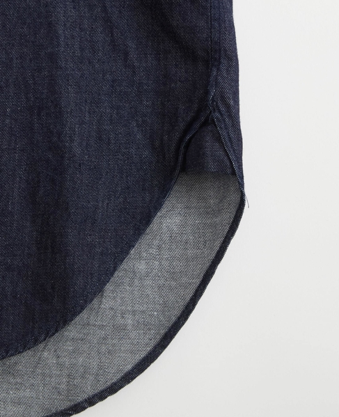 【1978 MEN'S MELROSE】デニムレギュラーカラーシャツ 詳細画像 インディゴ 4